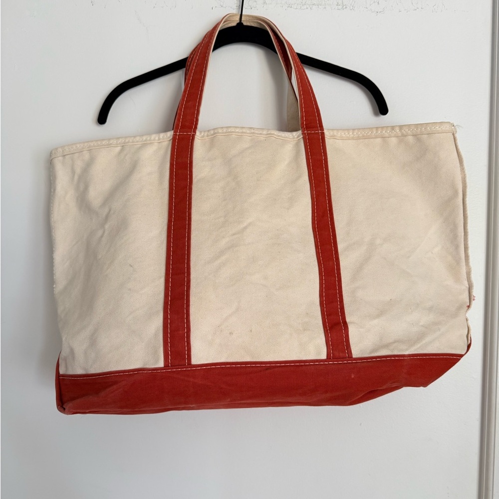 LL Bean Boat and Tote, Zip Top — Large